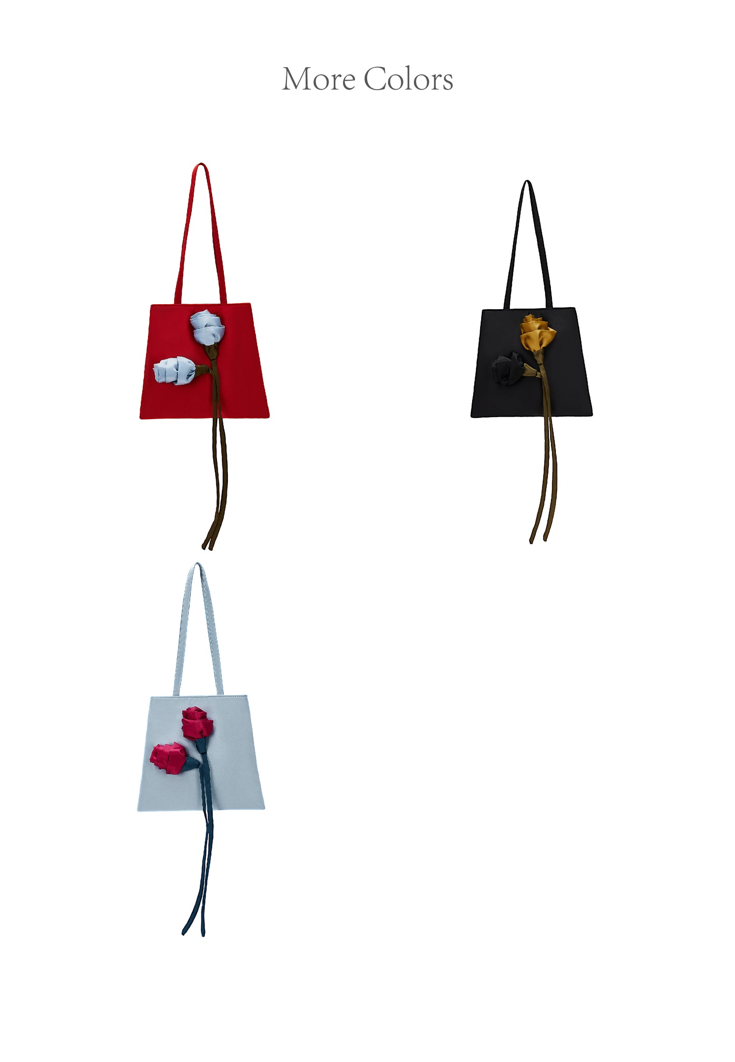 Sac en satin rose rétro