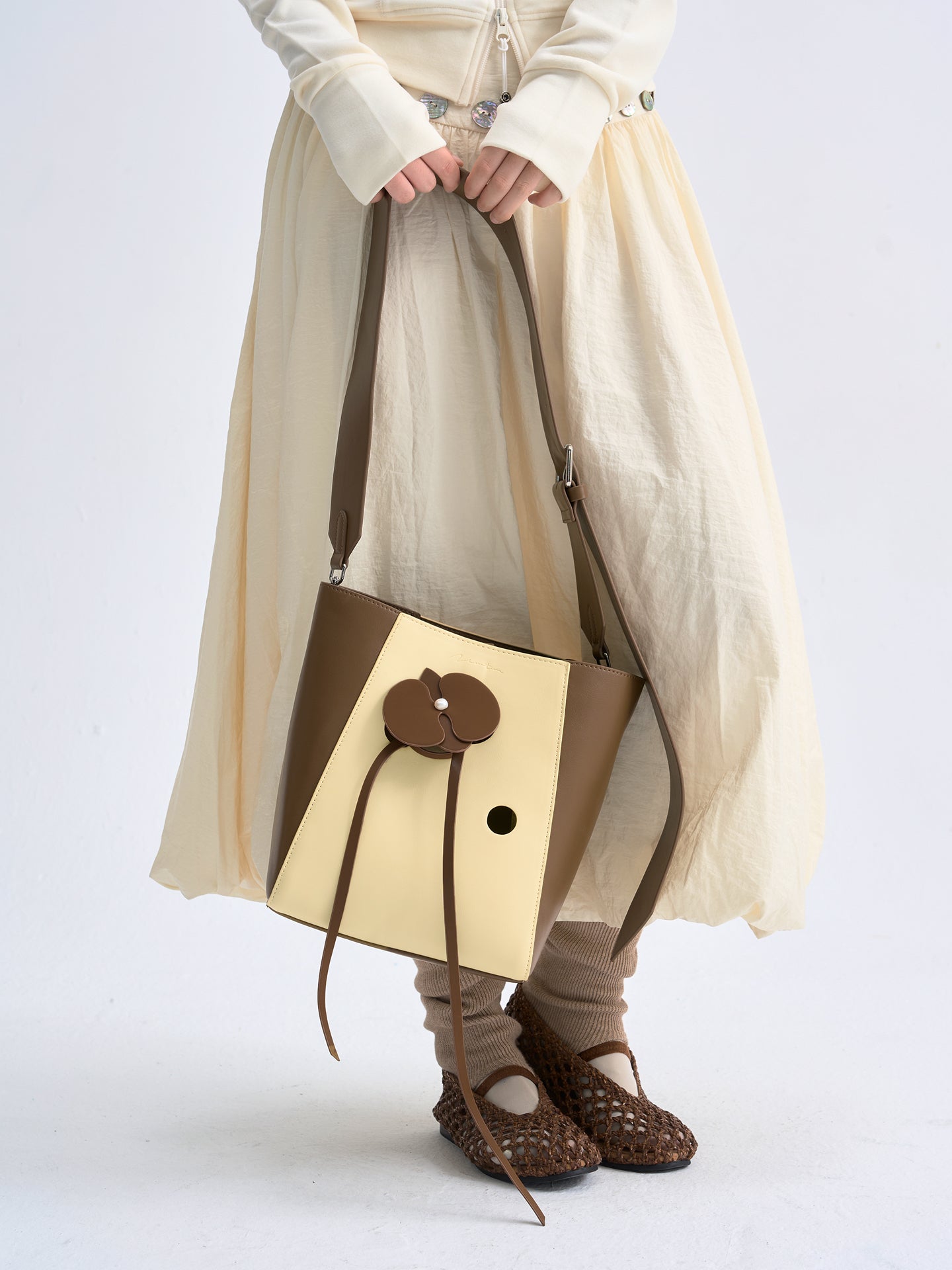 Sac fourre-tout Orchidée Citron