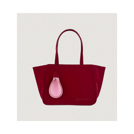 Garden Basket Handbag in Red