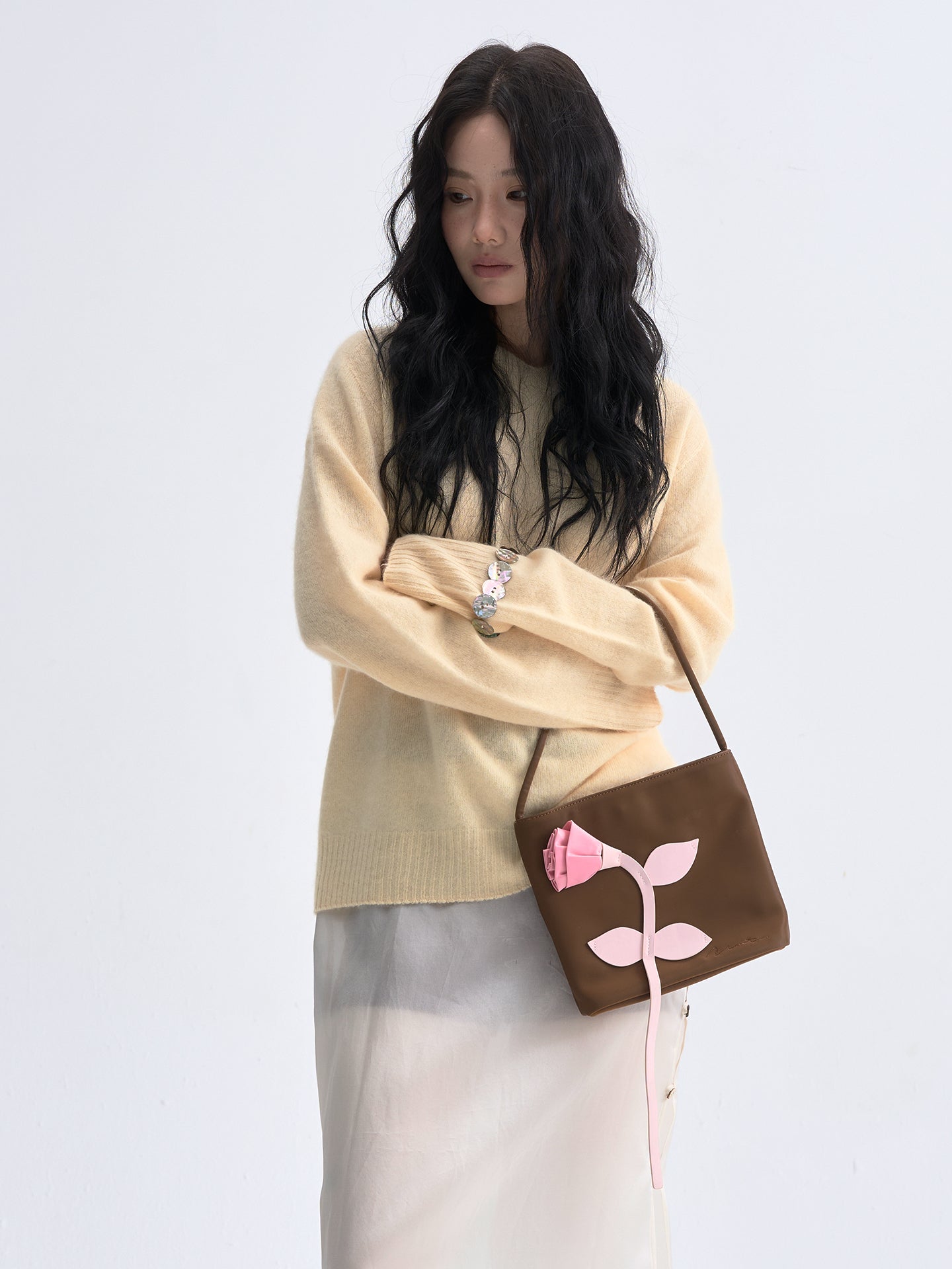 Le sac The One Rose en marron