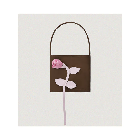The One Rose Bag in brown