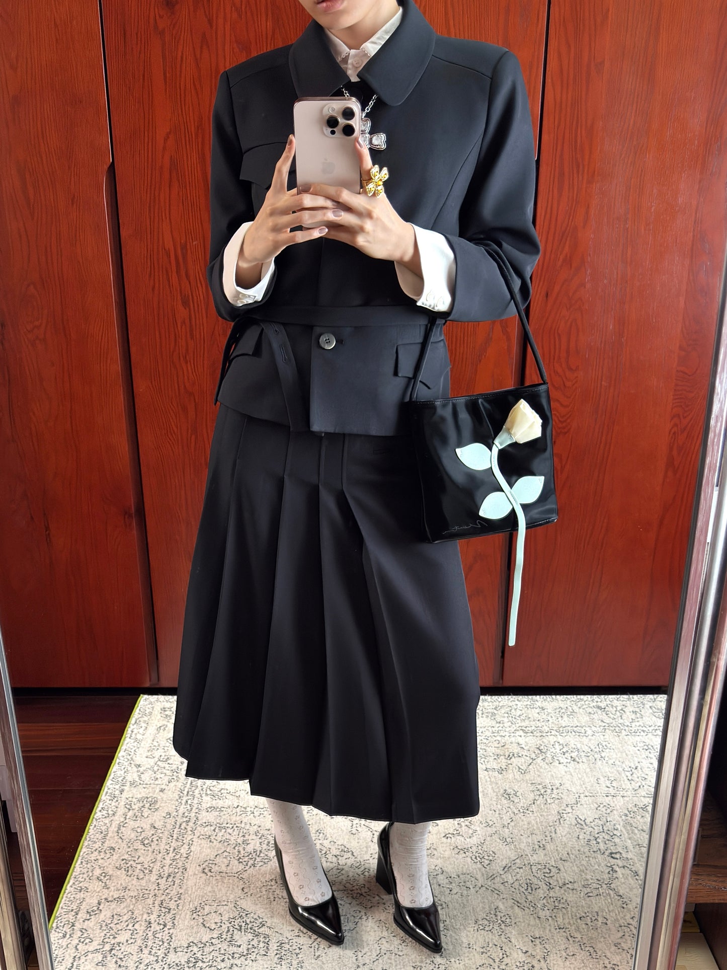 Le sac One Rose noir