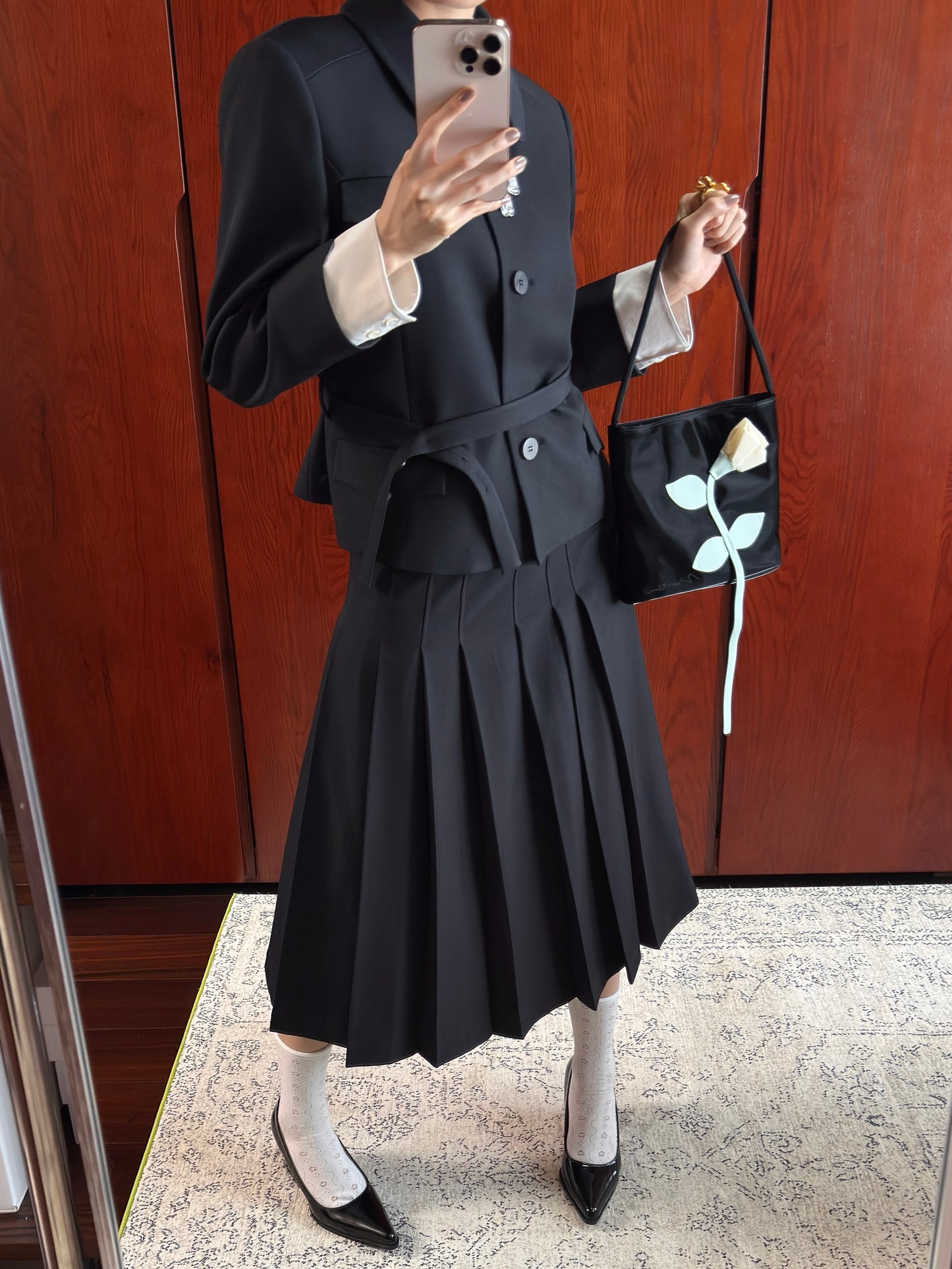 Le sac One Rose noir