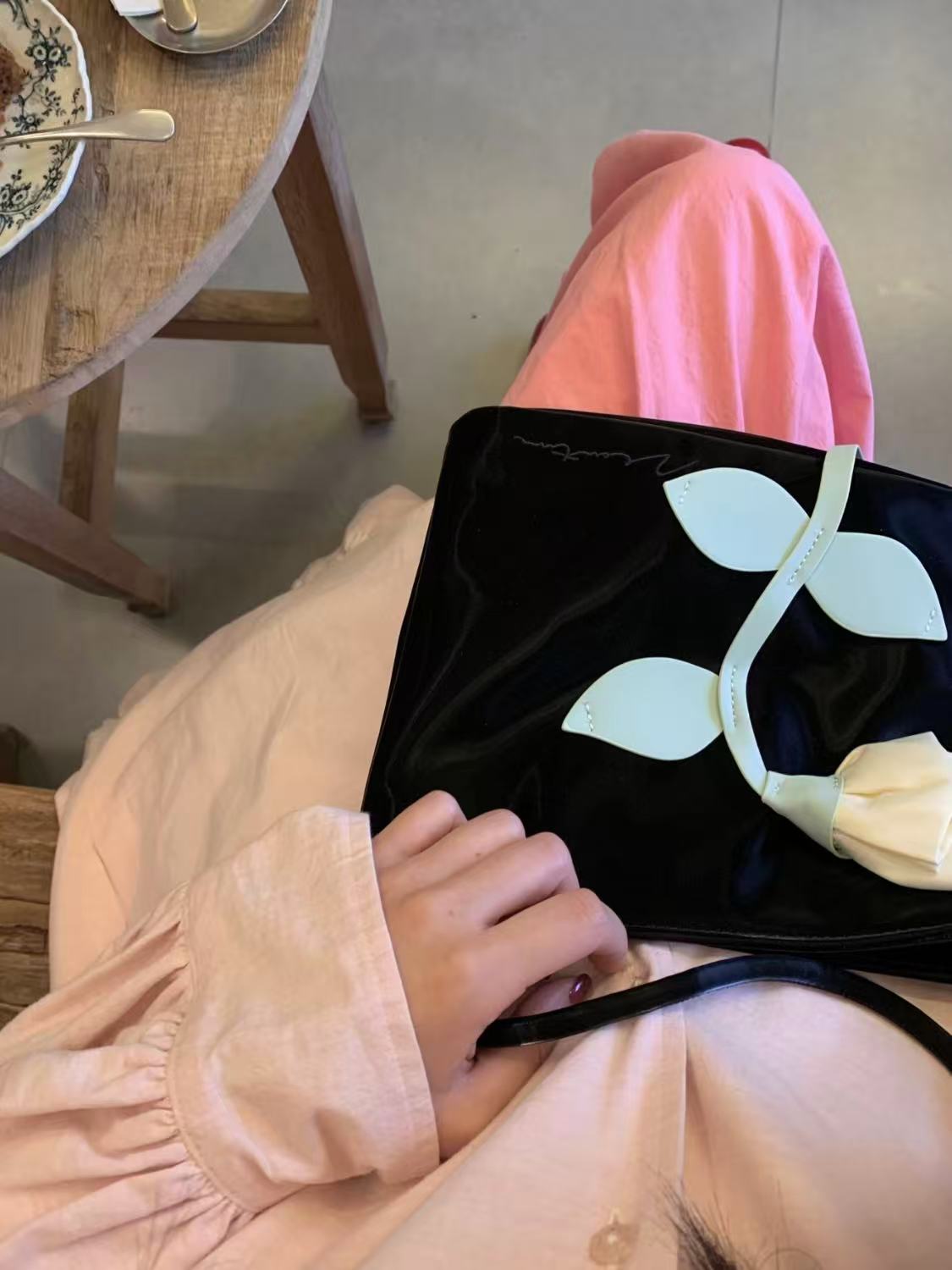 Le sac One Rose noir