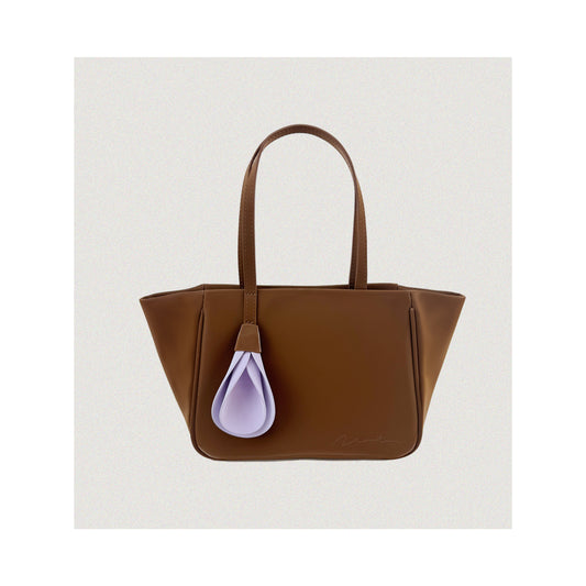Garden Basket Handbag in Brown